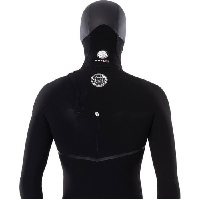 2024 Rip Curl Flashbomb 3mm Neoprene Hood WHOYGM - Black